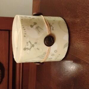 Disney Mickey Mouse Cream Candle 4"X4".